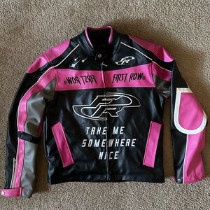 FIRST ROW RACING BIKER JACKET